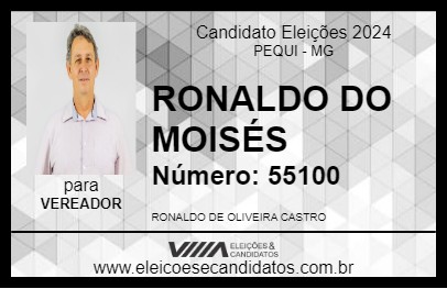 Candidato RONALDO DO MOISÉS 2024 - PEQUI - Eleições