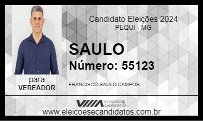 Candidato SAULO 2024 - PEQUI - Eleições