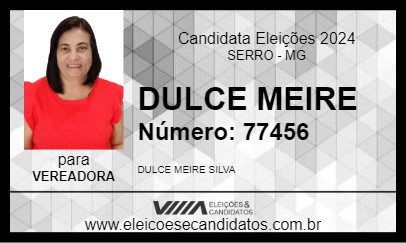 Candidato DULCE MEIRE 2024 - SERRO - Eleições