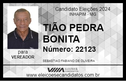 Candidato TIÃO PEDRA BONITA 2024 - INHAPIM - Eleições