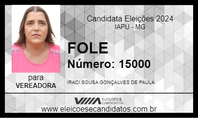 Candidato FOLE 2024 - IAPU - Eleições