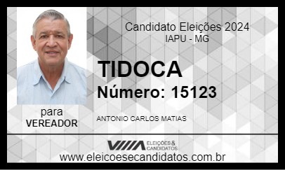 Candidato TIDOCA 2024 - IAPU - Eleições