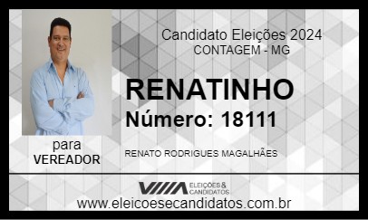 Candidato RENATINHO 2024 - CONTAGEM - Eleições