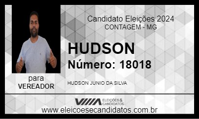 Candidato HUDSON 2024 - CONTAGEM - Eleições