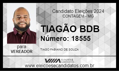 Candidato TIAGÃO BDB 2024 - CONTAGEM - Eleições