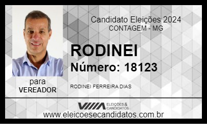 Candidato RODINEI 2024 - CONTAGEM - Eleições