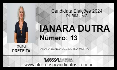 Candidato IANARA DUTRA 2024 - RUBIM - Eleições