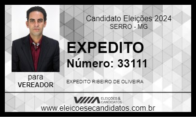 Candidato EXPEDITO 2024 - SERRO - Eleições