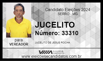 Candidato JUCELITO 2024 - SERRO - Eleições