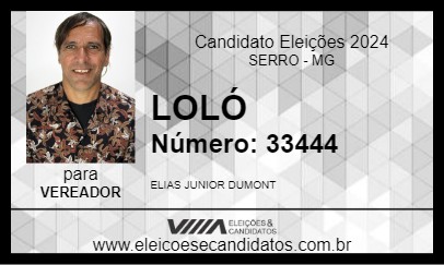 Candidato LOLÓ 2024 - SERRO - Eleições