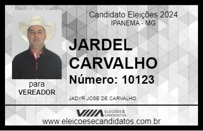 Candidato JARDEL CARVALHO 2024 - IPANEMA - Eleições