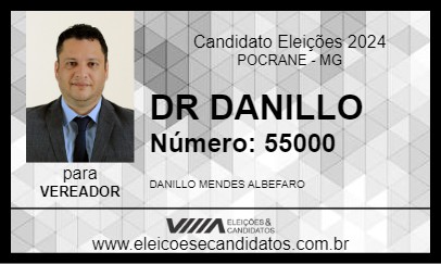 Candidato DR DANILLO 2024 - POCRANE - Eleições