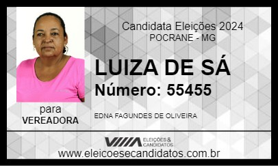 Candidato EDNA DO BOM RETIRO 2024 - POCRANE - Eleições