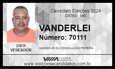 Candidato VANDERLEI DE LUIZ 2024 - DATAS - Eleições