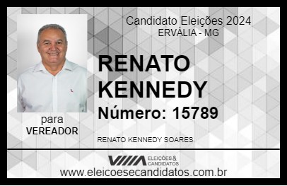 Candidato RENATO KENNEDY 2024 - ERVÁLIA - Eleições