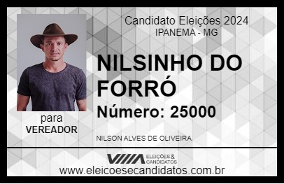 Candidato NILSINHO DO FORRÓ 2024 - IPANEMA - Eleições