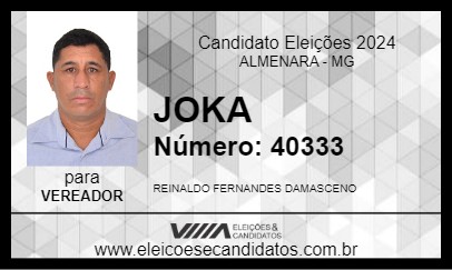 Candidato JOKA 2024 - ALMENARA - Eleições