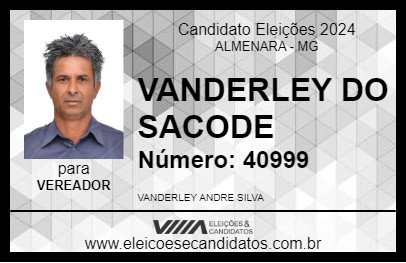 Candidato VANDERLEY DO SACODE 2024 - ALMENARA - Eleições