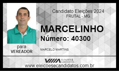 Candidato MARCELINHO 2024 - FRUTAL - Eleições