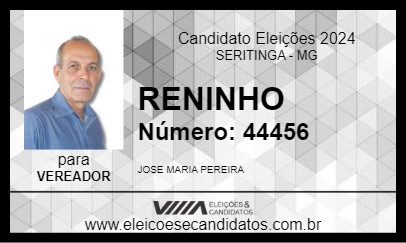 Candidato RENINHO 2024 - SERITINGA - Eleições