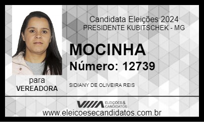 Candidato MOCINHA 2024 - PRESIDENTE KUBITSCHEK - Eleições