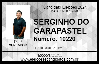 Candidato SERGINHO DO GARAPASTEL 2024 - MATOZINHOS - Eleições