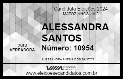 Candidato ALESSANDRA SANTOS 2024 - MATOZINHOS - Eleições