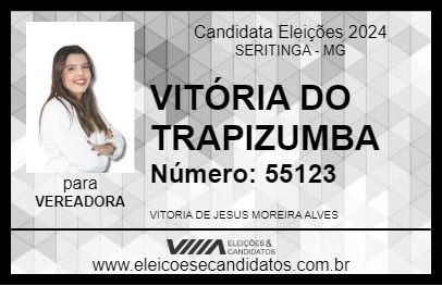 Candidato VITÓRIA DO TRAPIZUMBA 2024 - SERITINGA - Eleições