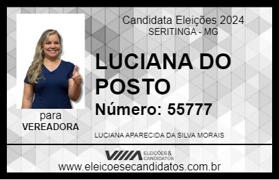 Candidato LUCIANA ENFERMEIRA 2024 - SERITINGA - Eleições