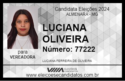 Candidato LUCIANA OLIVEIRA 2024 - ALMENARA - Eleições