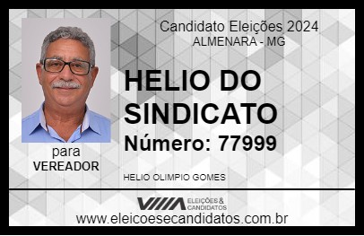 Candidato HELIO DO SINDICATO 2024 - ALMENARA - Eleições