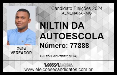 Candidato NILTIN DA AUTOESCOLA 2024 - ALMENARA - Eleições