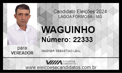 Candidato WAGUINHO 2024 - LAGOA FORMOSA - Eleições