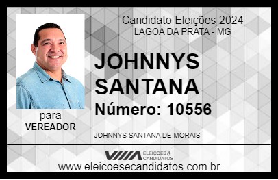 Candidato JOHNNYS SANTANA 2024 - LAGOA DA PRATA - Eleições