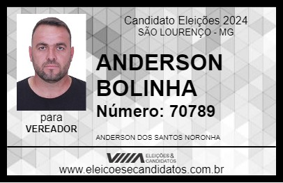 Candidato ANDERSON BOLINHA 2024 - SÃO LOURENÇO - Eleições