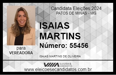 Candidato ISAIAS MARTINS 2024 - PATOS DE MINAS - Eleições