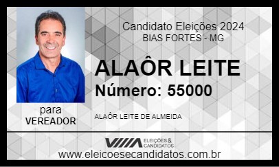 Candidato ALAÔR LEITE 2024 - BIAS FORTES - Eleições