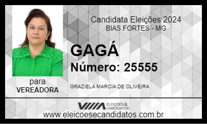 Candidato GAGÁ 2024 - BIAS FORTES - Eleições