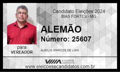 Candidato ALEMÃO 2024 - BIAS FORTES - Eleições