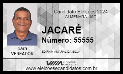 Candidato JACARÉ 2024 - ALMENARA - Eleições