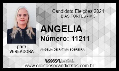 Candidato ANGELIA 2024 - BIAS FORTES - Eleições