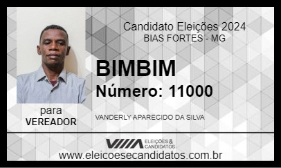 Candidato BIMBIM 2024 - BIAS FORTES - Eleições