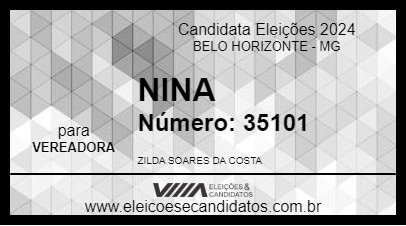 Candidato NINA 2024 - BELO HORIZONTE - Eleições