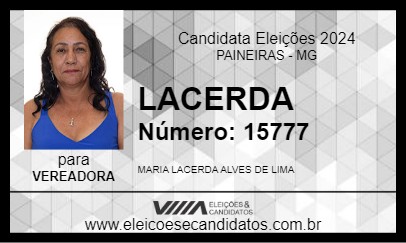 Candidato LACERDA 2024 - PAINEIRAS - Eleições