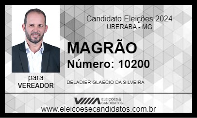 Candidato MAGRÃO 2024 - UBERABA - Eleições