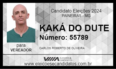 Candidato KAKÁ DO DUTE 2024 - PAINEIRAS - Eleições