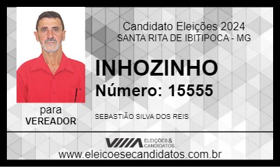 Candidato INHOZINHO 2024 - SANTA RITA DE IBITIPOCA - Eleições