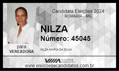 Candidato NILZA 2024 - ROMARIA - Eleições