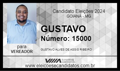 Candidato GUSTAVO 2024 - GOIANÁ - Eleições