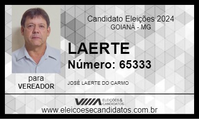 Candidato LAERTE 2024 - GOIANÁ - Eleições